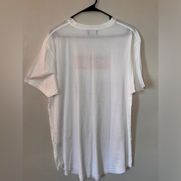 Not Guilty HOMME Red Brick Logo White T-Shirt - Picture 5 of 8